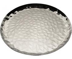 Alessi Runde Bleche, Edelstahl, Silber, 1.5 x 42.5 x 7 cm