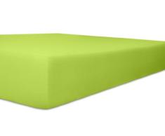 Kneer 6073654 Single Jersey Kinder-Spannbetttuch Qualität 60, Größe 35/78-40/90 cm, Limone