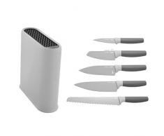 Berghoff 3950173 Universelles Messerset mit 5 Messern, Grau