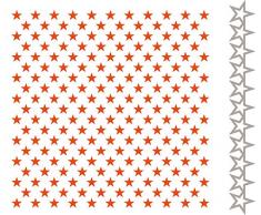 Marianne Design Ordner Stars, Plastik, Orange, 19.0 x 14.5 x 0.5 cm