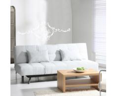 INDIGOS 4052166142373 Wandtattoo w654 sehr schöne Blume Wandaufkleber 120 x 42 cm, weiß