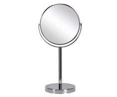 Kleine Wolke Kosmetikspiegel Base Mirror, Mikrofaser, Silber, Spiegel