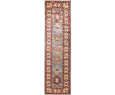 Solo Rugs Kazak Delphi Teppich, handgeknüpft, Wolkenmuster, ca. 61 x 2,7 m