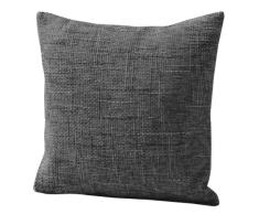 Max Winzer 27615444 Halifax Zierkissen 40x40 cm grobes Strukturgewebe, schwarz