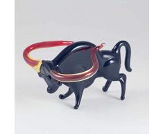 EE Glass Glasfigur Buffalo klein mundgeblasen Kunst Sammlerfiguren