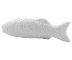 la Porcellana FATTORIA Fisch Essstäbchen Ständer Geschenk-Box, weiß, 6