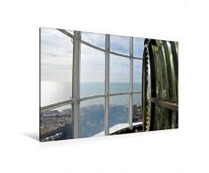 Premium Textil-Leinwand 120 x 80 cm Quer-Format Laterne des Leuchtturms von Mont Saint-Clair | Wandbild, HD-Bild auf Keilrahmen, Fertigbild auf hochwertigem Vlies, Leinwanddruck von Patrice Thébault