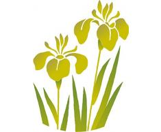 INDIGOS 4051719900996 Wandtattoo MD017 schÃ¶ne Blumen 96 x 69 cm, bunt farbig