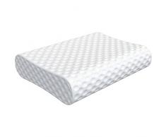 Milemont Kontur-Kissen aus Memory-Schaum, Kopfkissen für Rücken, Bauch, Seitenschläfer – lindert Nackenschmerzen mit waschbarem abnehmbarem Bezug, CertiPUR-US