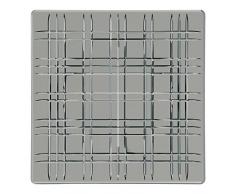 Spiegelau & Nachtmann Servierplatten-Set, 2-tlg, Quadratisch, Kristallglas, Square, GrÃ¶Ãe: 21 cm, Schwarz, 101450
