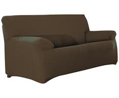 Eysa elastisch Sofa überwurf 3 sitzer Farbe 07-braun Sucre, Polyester, 37 x 17 x 29 cm