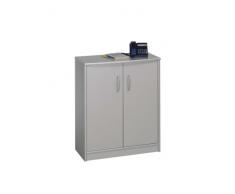 Maja 49015550 Kommode 72,8 x 87,6 x 37 cm Silber/Lack-Optik