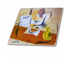 3dRose CT 62288 _ 2 Gemälde Picasso Schüssel N Obst Keramik Fliesen, 6