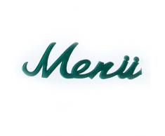 SeKleBo Selbstklebende Bordüre Menü dunkelgrün - 97016 61-R 25 (2,21€/m)