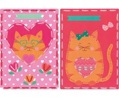 Vervaco Stickkarte für Kinder aus Karton