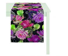 APELT 3039_48x140_30 Tischläufer 3039 Floral circa 48 x 140 cm, Fb. 30, rot