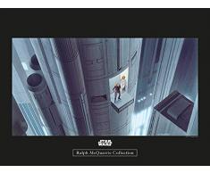Komar Wandbild Star Wars Classic RMQ Escape Plan | Kinderzimmer, Jugendzimmer, Dekoration, Kunstdruck | ohne Rahmen | WB139-40x30 | Größe: 40 x 30 cm (Breite x Höhe)