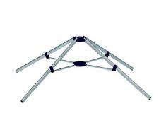 gimi Garden Stand Gartenstütze für Wäschetrockner aus 100% Aluminium