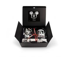 Disney Walt WMSET/28 Kaffeetassen, Modell Paris, Zuckerdose und Platzdeckchen, Porzellan, Mehrfarbig, 4 Einheiten