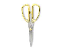 Grunwerg KS-441G Küchenschere, Edelstahl, Gold, 18.5 cm