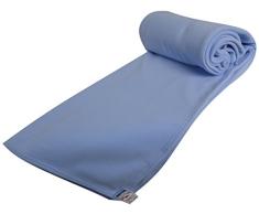 Ourson Fleecedecke Thermotec Fahruntersatz 600 grs- Komfort maximal – 100% Polyester – Bär, BLEUET B1, 180x220
