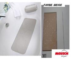 Meusch 2070201002 Duscheinlage Monza, 55 x 55 cm, beige