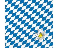 Home Fashion Lunch Serviette Edelweiss Bayern 33Â x 33Â cm, Mehrfarbig, One Size