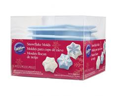 Wilton Mini-Kuchen Silikon Form 6pcs-snowflake
