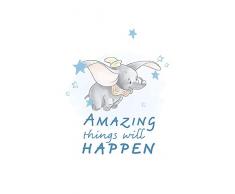 Disney Wandbild von Komar | Dumbo Amazing | Kinderzimmer, Babyzimmer, Dekoration, Kunstdruck | GröÃe 50x70cm (Breite x Höhe) | ohne Rahmen | WB024-50x70
