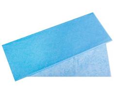 Rayher 67270360 Seidenpapier, himmelblau, 50x75cm, 5 Bogen, 17g/m², lichtecht, farbfest, leicht transparentes, dünnes Papier, Geschenkpapier, Papier zum Basteln