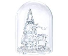 Swarovski Tannenbaum & Hirsch Glasglocke, Kristall, weiß, 15.7