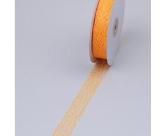 Mesch Tischband orange - 25 mm breit - Rolle 25 m - 29000-25-25-07
