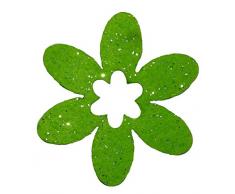 Petras Bastel News Streudeko, Fliz, apfelgrün, 18 x 12 x 5 cm