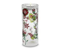 Perfekte Paisley Urlaub von Pavilion Crackled Glas Teelichthalter, 17,8 cm hoch