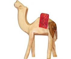Bethlehem Gifts TM Handgeschnitzten Olivenholz Camel Figur Statue Jerusalem 4 inches Holz