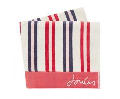 Tom Joule Joules Dawn Shadow Stripe Badetuch, 70 x 130 cm, himbeerfarben