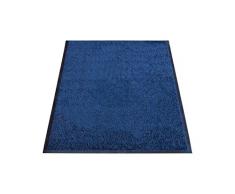miltex 24024 Schmutzfangmatte Karaat, 85 x 150 cm, waschbar, antistatisch, blau