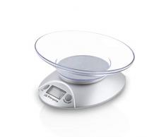Orbegozo pc1009 – Elektronische Waage für Küche, Schüssel transparent, max. 3 kg, silber