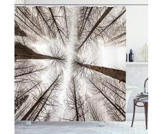 Duschvorhang von ambesonne, Stoff Badezimmer Decor Set mit Haken, Textil, Multi 13, 69W x 84L