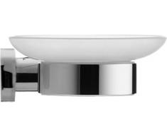 Duravit 0099181000 Seifenhalter D-Code Glas Rechts, matt, verchromt