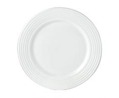 Lenox Tin Can Alley 4-Grad-Geschirrset, 12-teilig Dessertteller 0.7 LB weiß