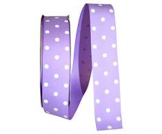 Reliant Ribbon 5202-430-09K Grosgrain Aspirin Dot Band, Helle Orchidee, 1-1/2 Inch X 50 Yards