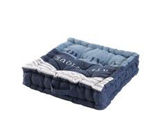 Cotton Interieur Atlantique Bodenkissen, Mehrfarbig, 45 x 45 x 10 cm