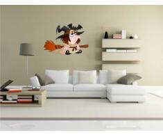 Indigos KAR-Wall-WITCH-007-60 Wandtattoo Witch - Hexe 07 - Halloween - Wandaufkleber 60 x 41 cm