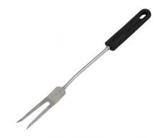 Chef Craft 15440 Basic Fleischgabel, Edelstahl, 29,5 cm, Schwarz