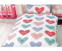 Mädchen Einzelbett Sets Herzen