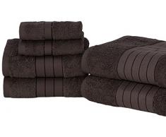 Dreamscene Handtuch Bale, Baumwolle, Schokolade, 485 GSM, Set von 6