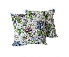 YIH Bettläufer und Überwurfkissenbezug, Paisleymuster, luxuriös, dekorativer Bettschal, Schonbezug für Schlafzimmer, Hotel, Hochzeit, Rot Throw Pillow Covers weiß