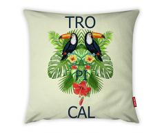 Bonamaison Dekorativ Kissenhülle, Kissenbezug, Zierkissenbezug, Wohnkultur, Für Sofa, Kaffeestube, Größe: 45X45 cm - Entworfen und hergestellt in der Türkei