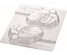 Silikomart 70.245.00.0060 Form Weihnachtsmann, Polycarbonat, transparent